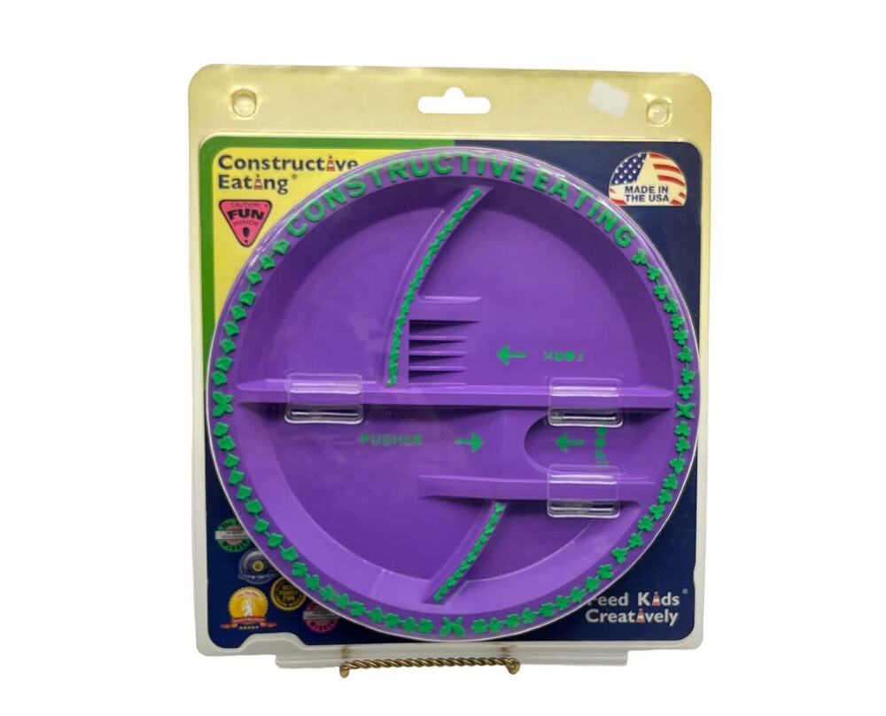 Constructive Eating Garden Fairy Plate Only Toddlers, Infants, Babies & Kids USA